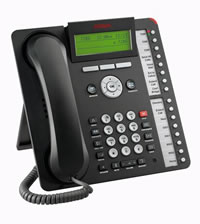IP-телефон AVAYA 1616 (черный)  IP PHONE 1616 BLK (с БП)